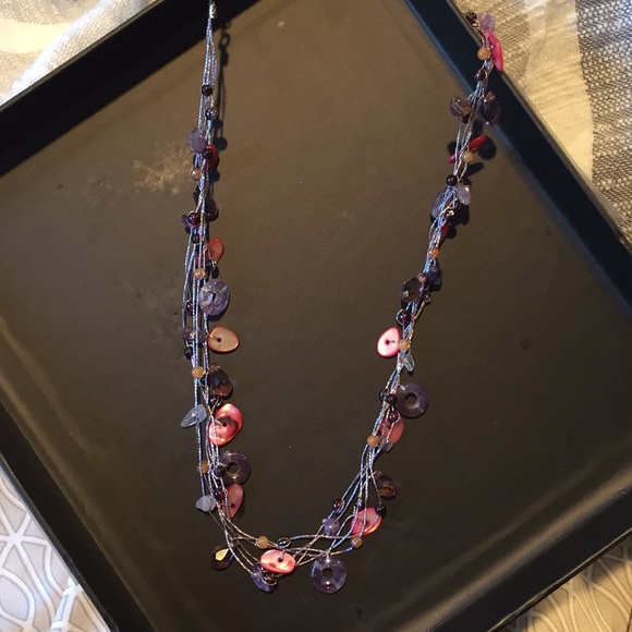 Custom hand made stone accent necklace - Picture 1 of 3
